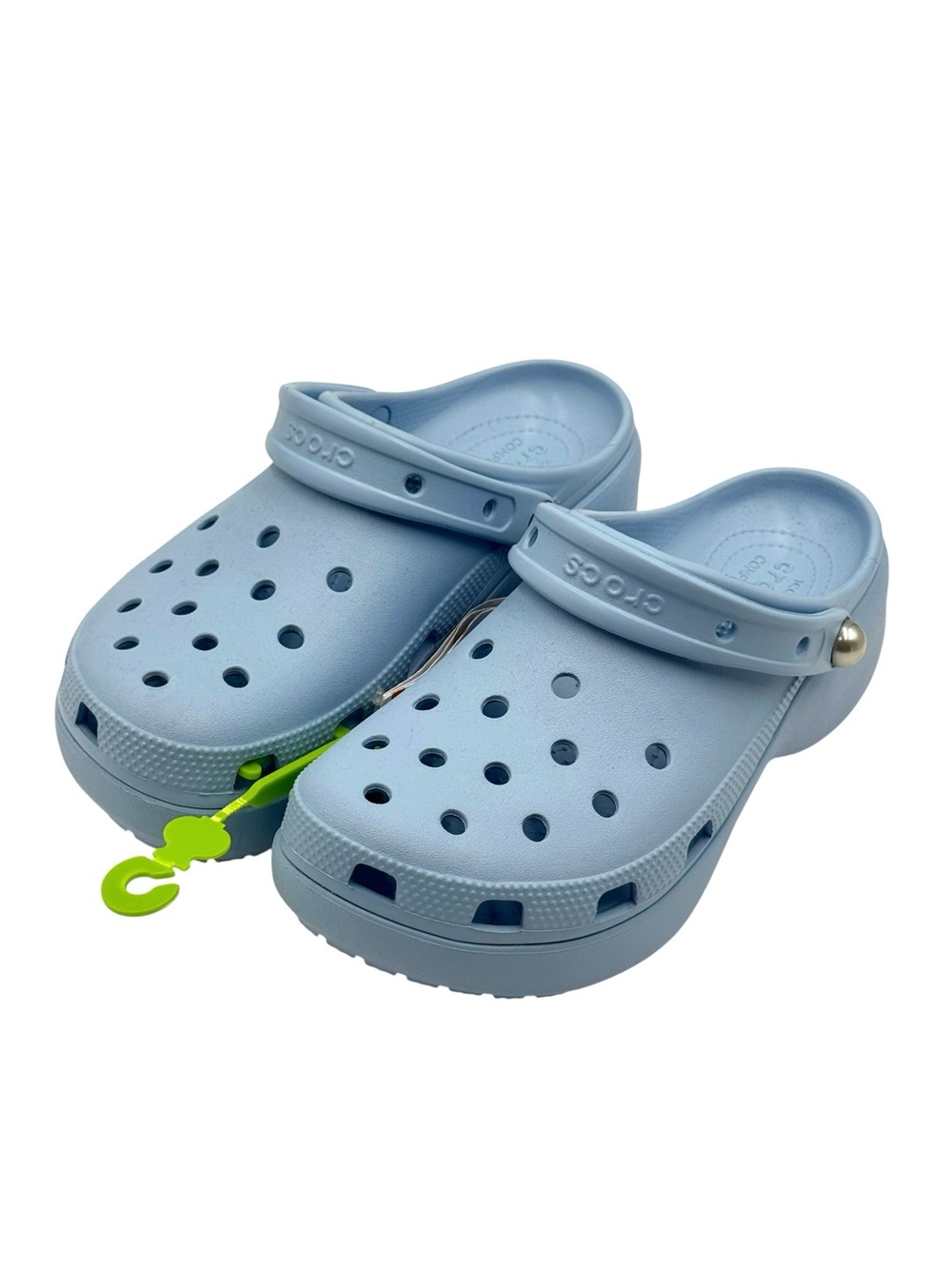 NWT Crocs Classic Platform Pearl Clogs Women’s Size 9 - Picture 16 of 16